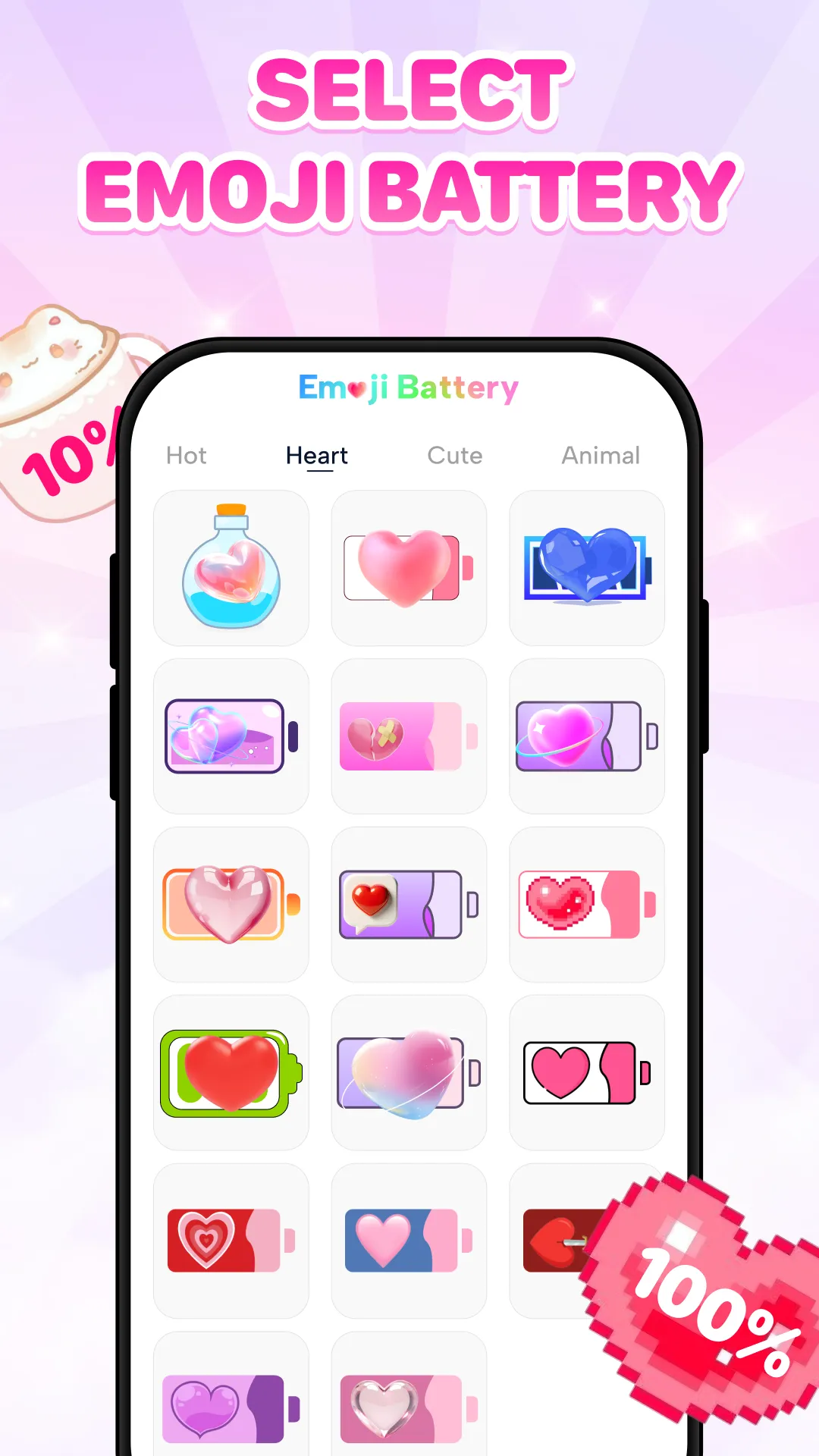 Emoji Battery - Battery Icon | Indus Appstore | Screenshot