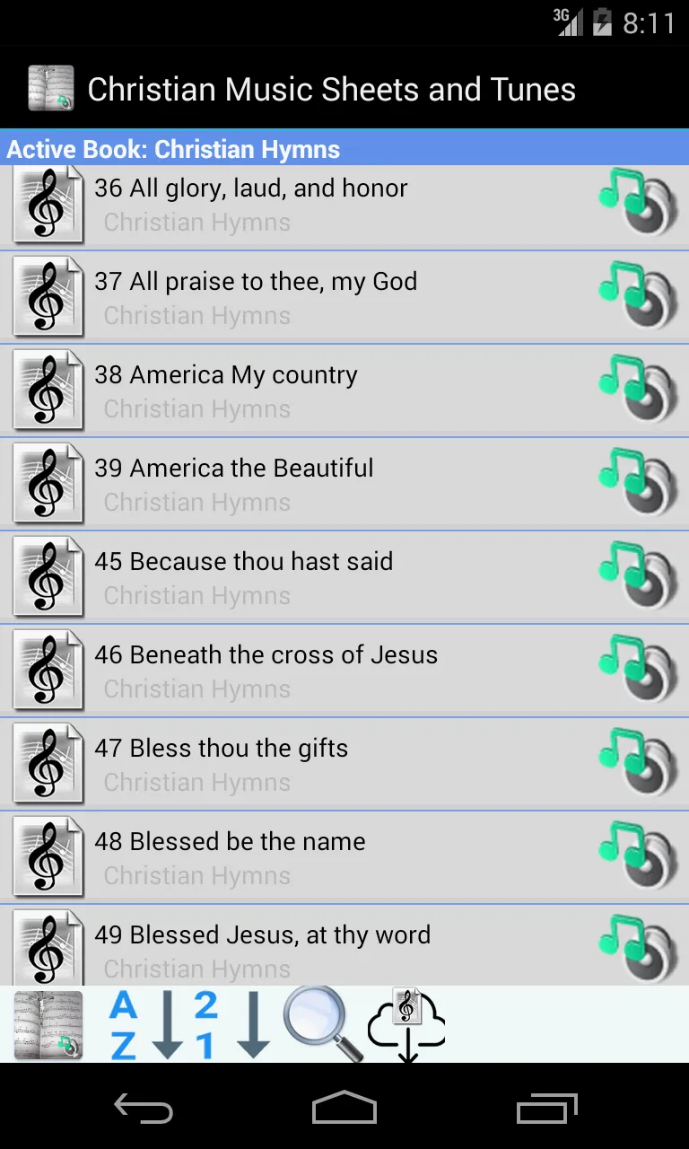 Christian Music Sheets - Tunes | Indus Appstore | Screenshot