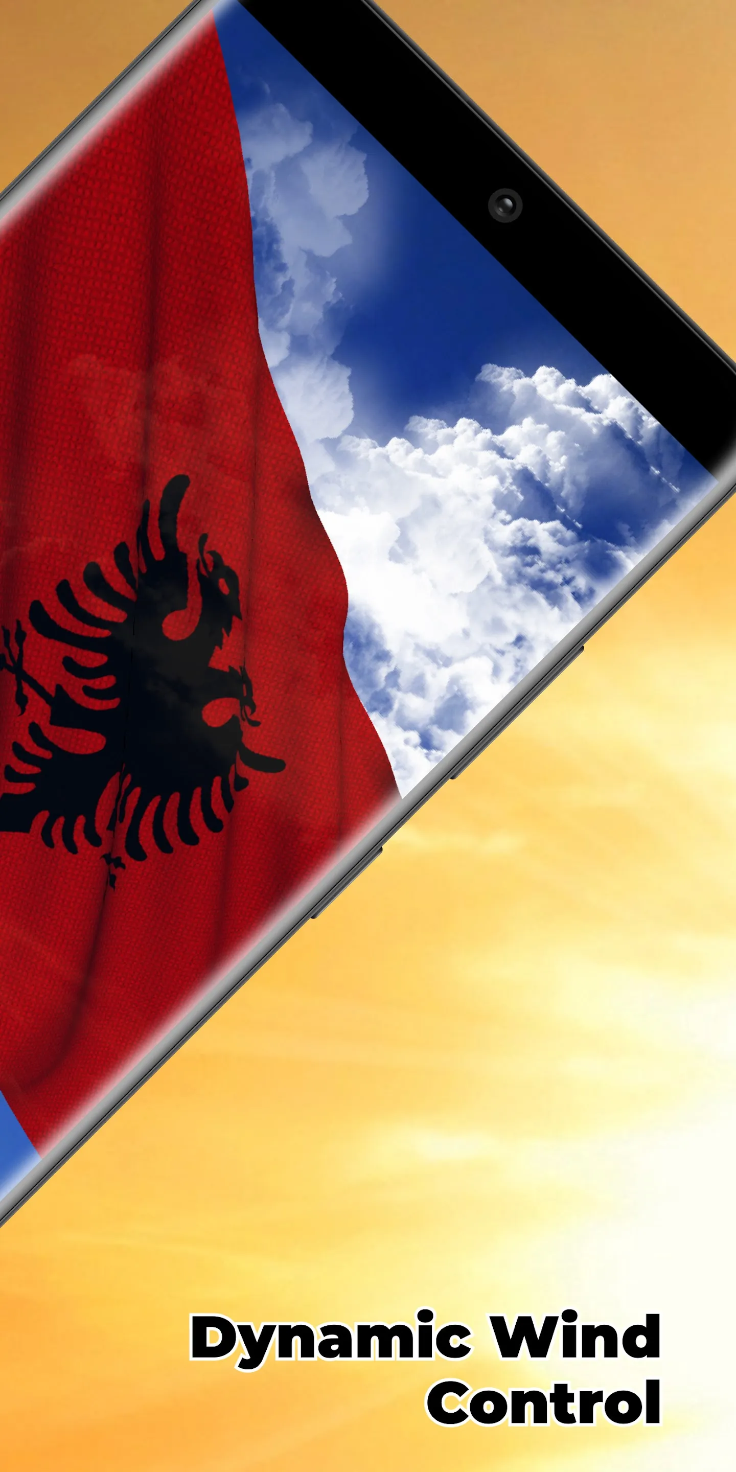 Albania Flag Live Wallpaper | Indus Appstore | Screenshot