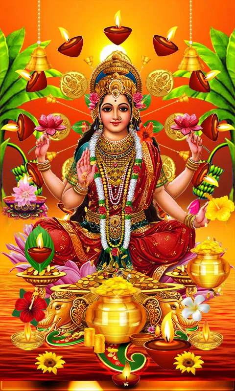 Lakshmi blessing Themes Diwali | Indus Appstore | Screenshot