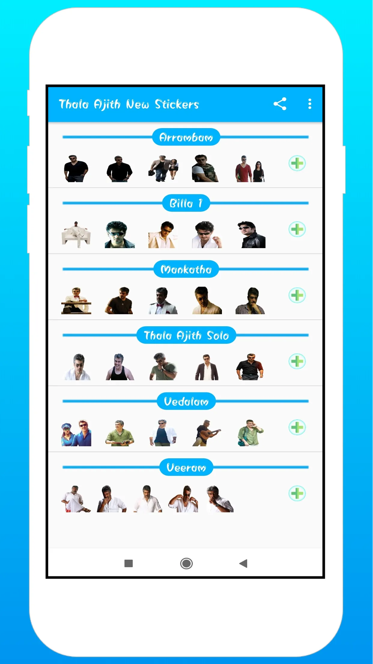 Thala Ajith Stickers | Indus Appstore | Screenshot