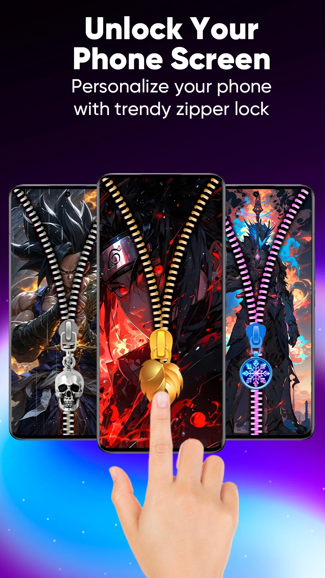 Zipper Lock Screen & Wallpaper | Indus Appstore | Screenshot