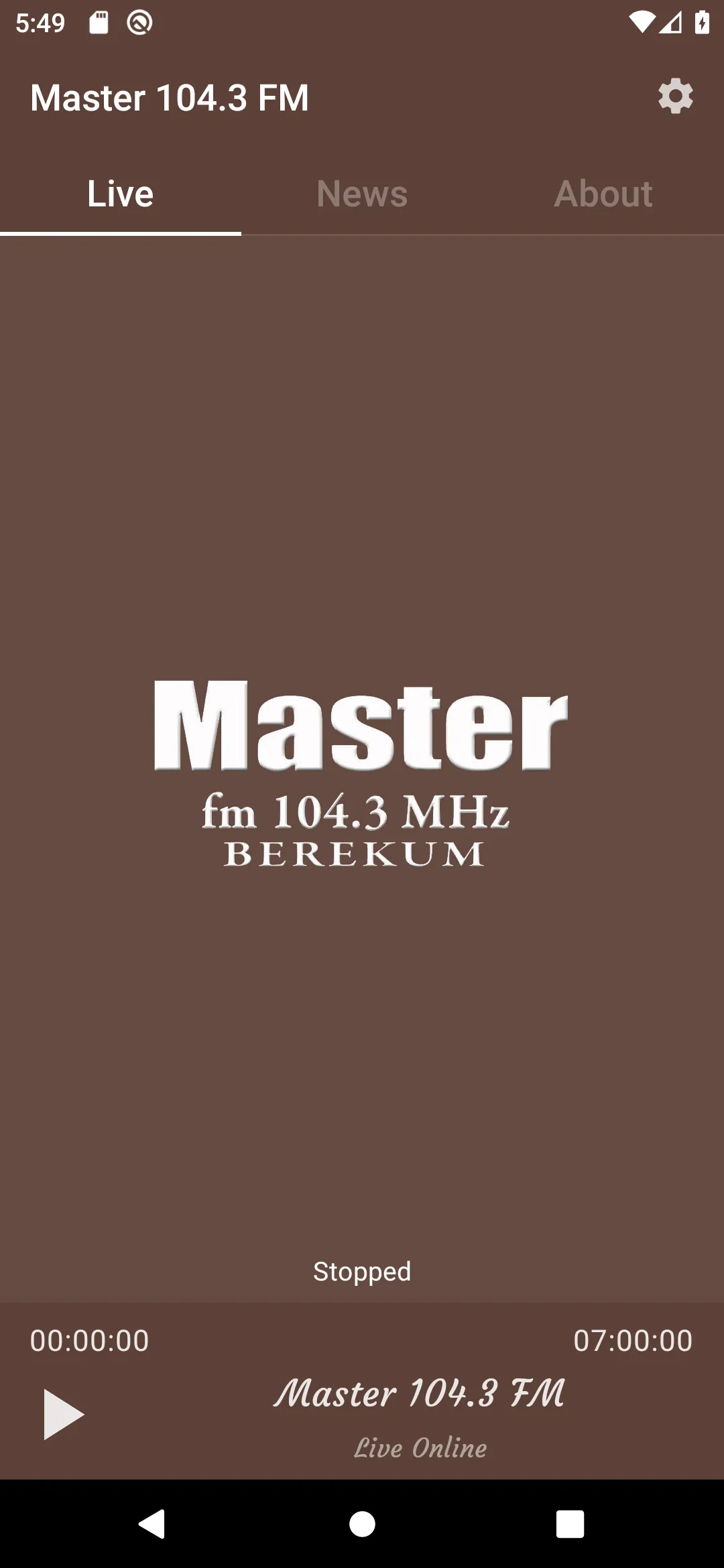 Master FM Berekum (104.3) | Indus Appstore | Screenshot