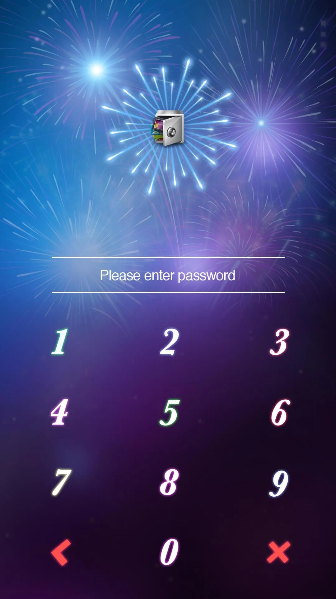 AppLock Theme Fireworks | Indus Appstore | Screenshot