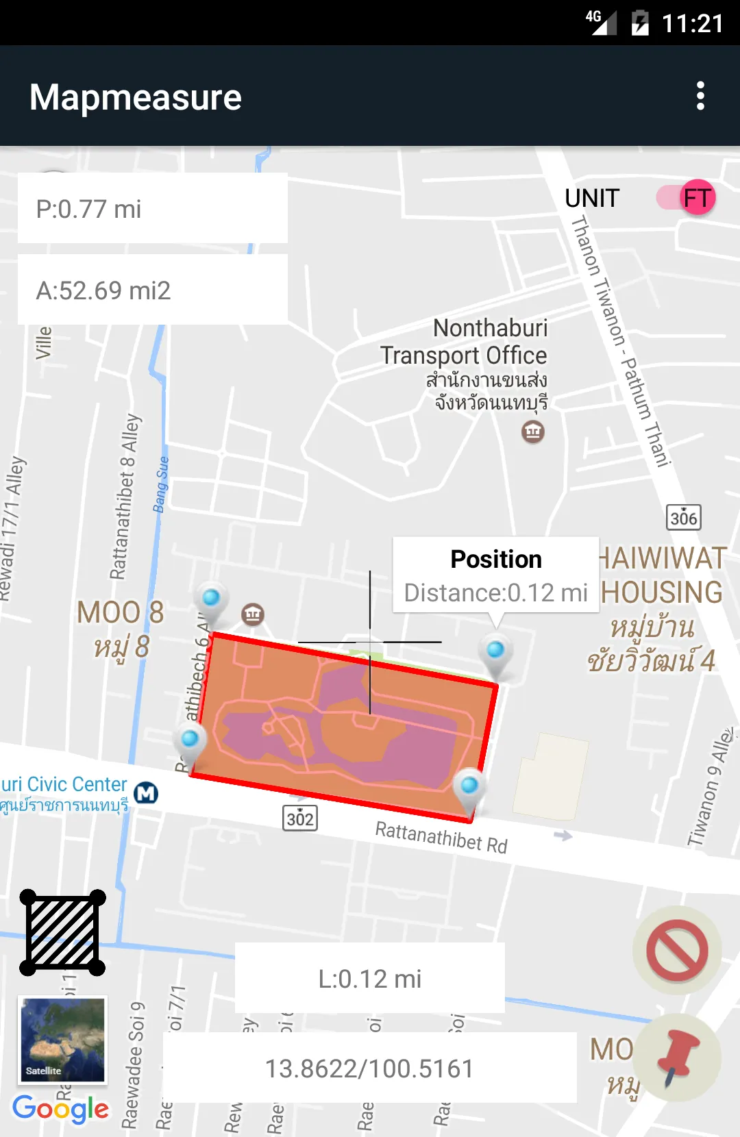 map measure planimeter | Indus Appstore | Screenshot