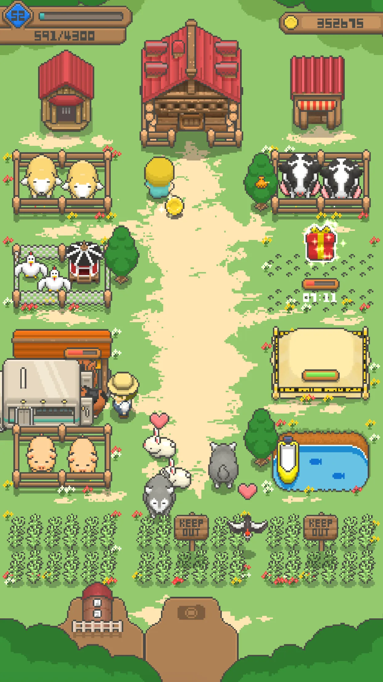 Tiny Pixel Farm - Simple Game | Indus Appstore | Screenshot