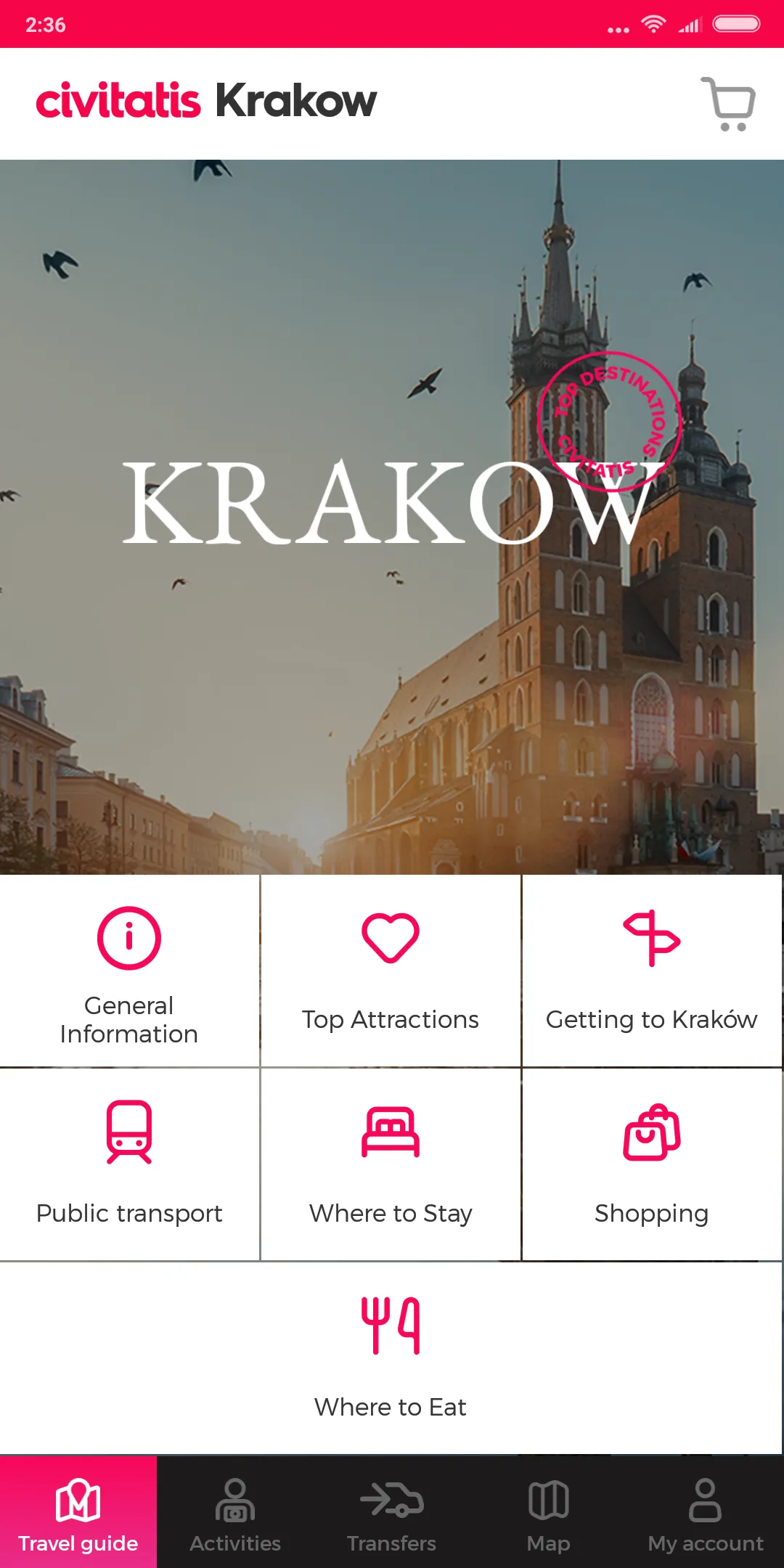 Krakow Guide by Civitatis | Indus Appstore | Screenshot