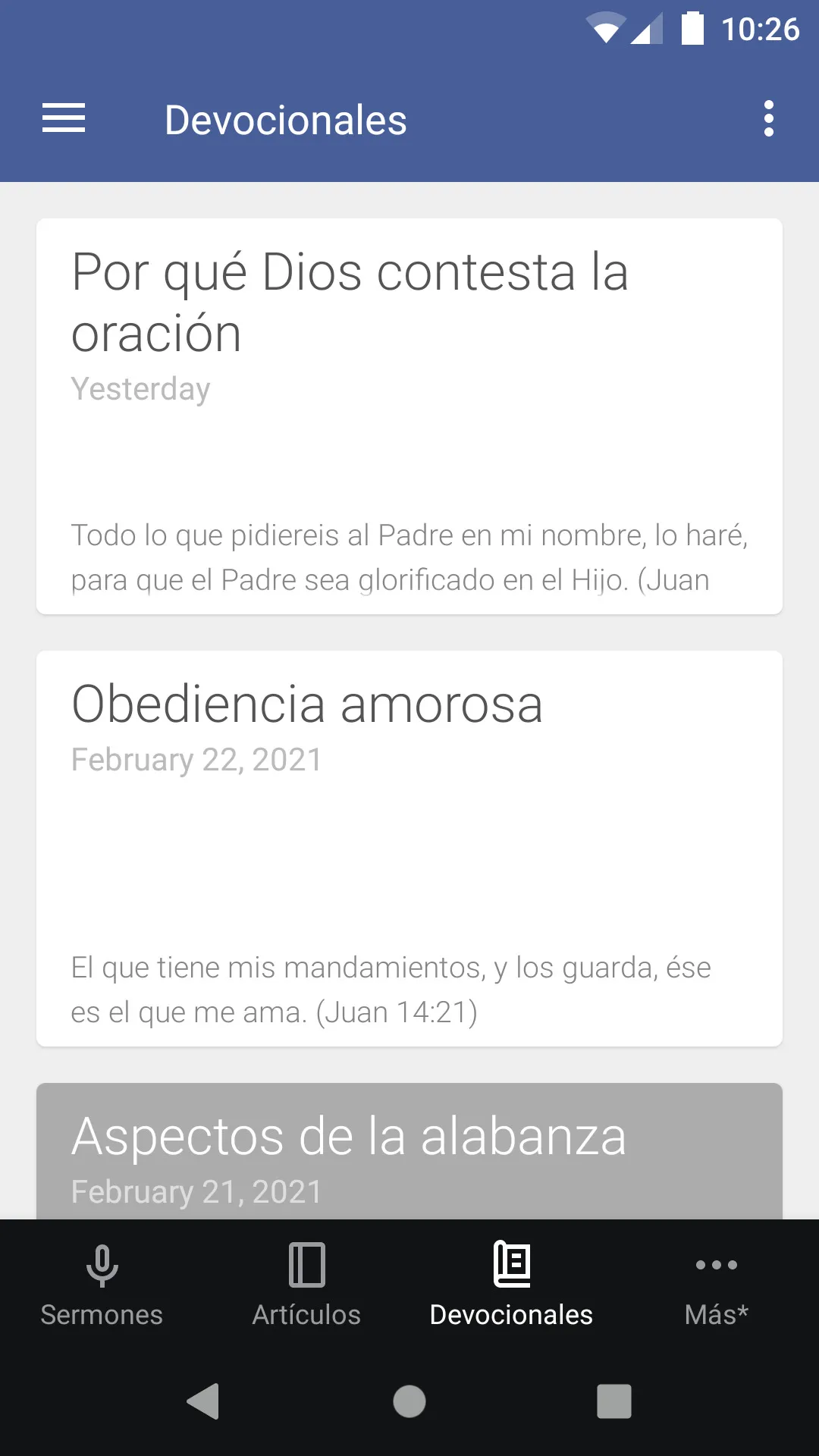 Gracia a Vosotros | Indus Appstore | Screenshot