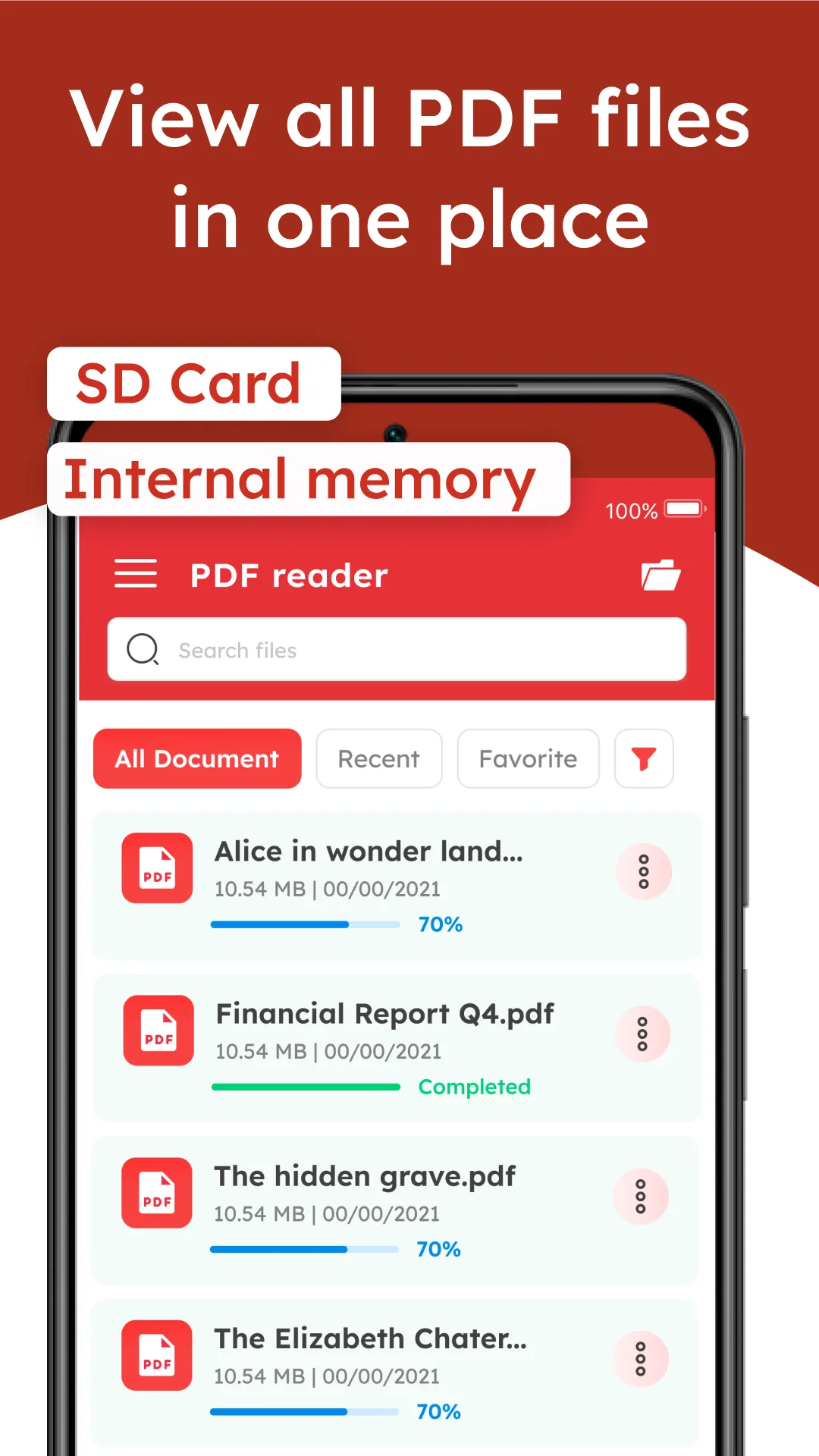 PDF Reader: Read all PDF files | Indus Appstore | Screenshot