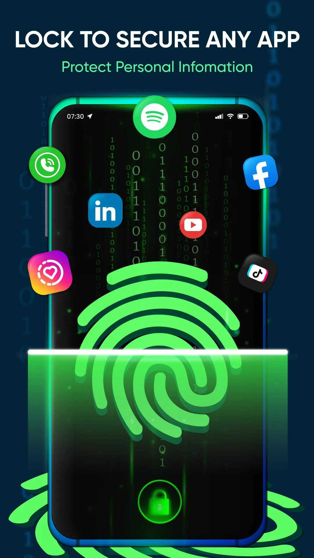 AppLock - Fingerprint, PIN | Indus Appstore | Screenshot