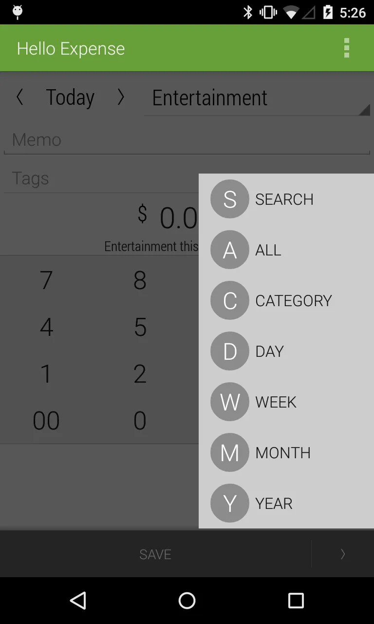 Hello Expense | Indus Appstore | Screenshot