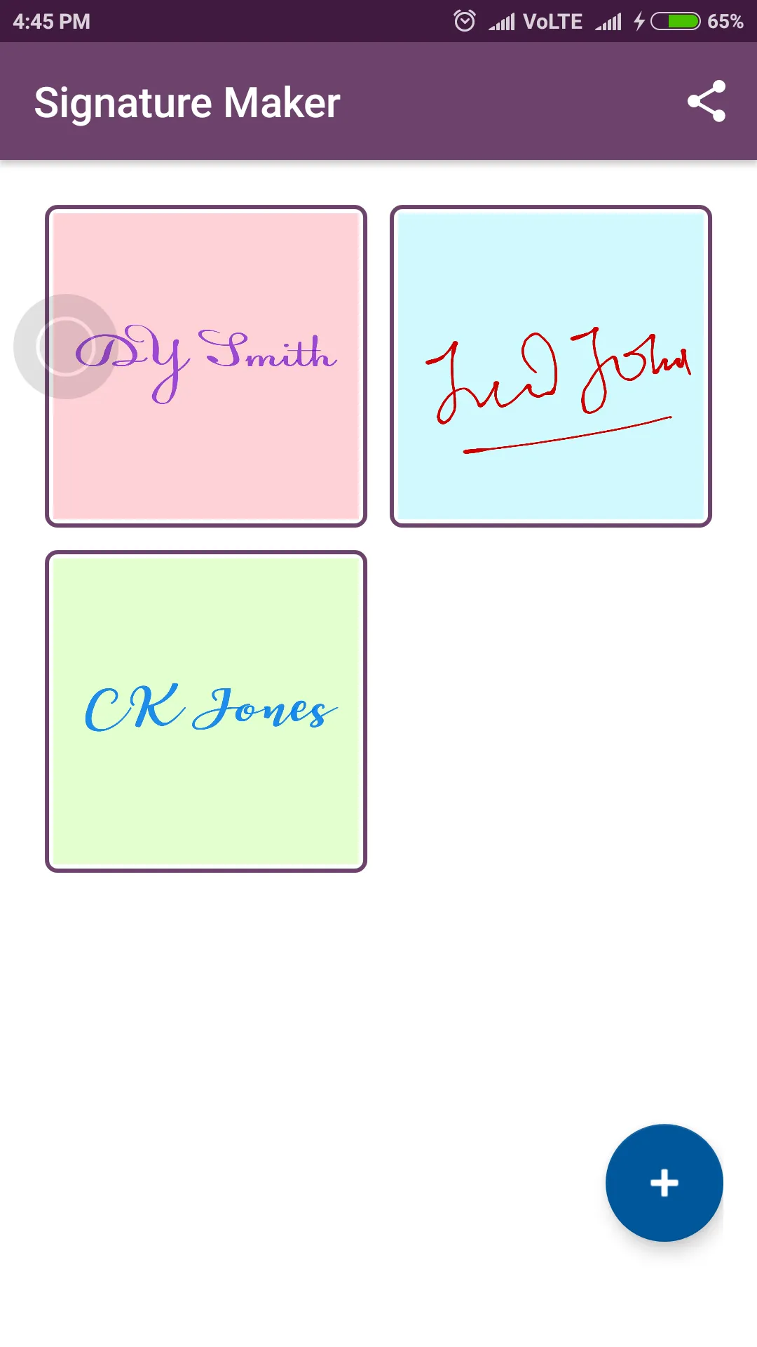 Signature Maker | Indus Appstore | Screenshot