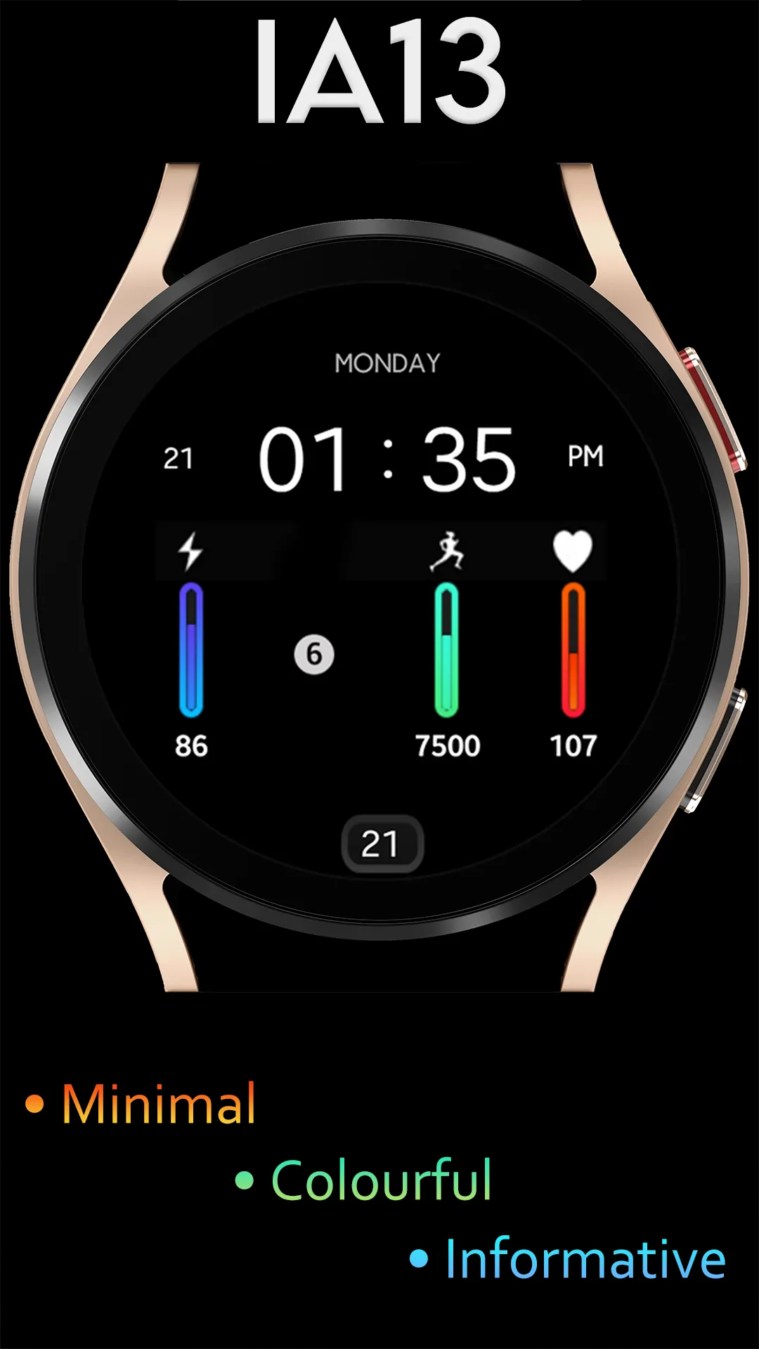 IA13 Pixel Watchface | Indus Appstore | Screenshot