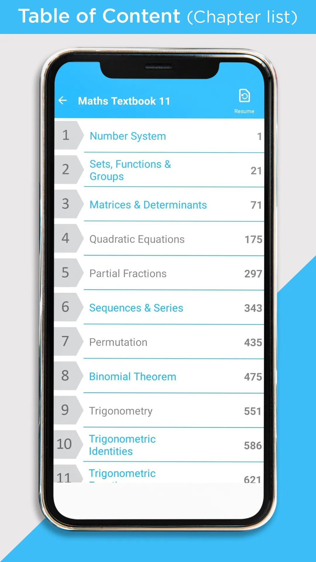 Key & Textbook Mathematics 11 | Indus Appstore | Screenshot