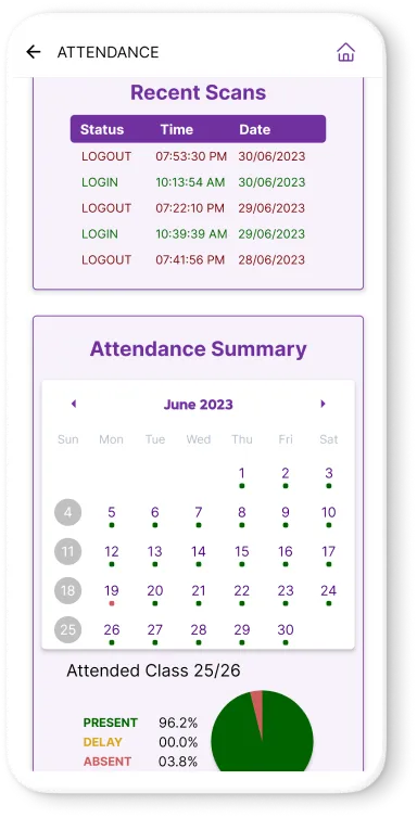 AttendanceGuru | Parent App | Indus Appstore | Screenshot