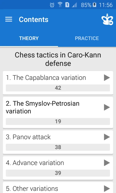 Chess Tactics in Caro-Kann | Indus Appstore | Screenshot