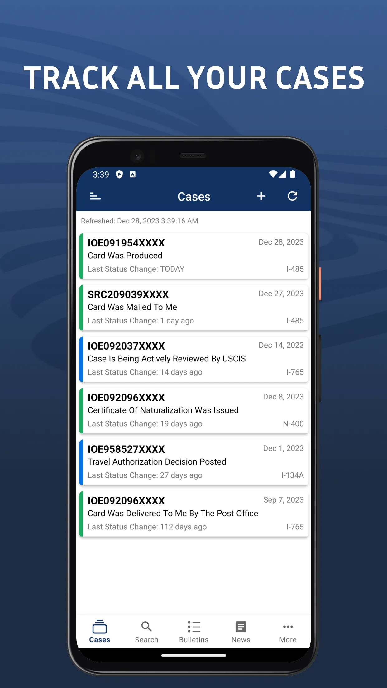 Case Tracker for USCIS | Indus Appstore | Screenshot