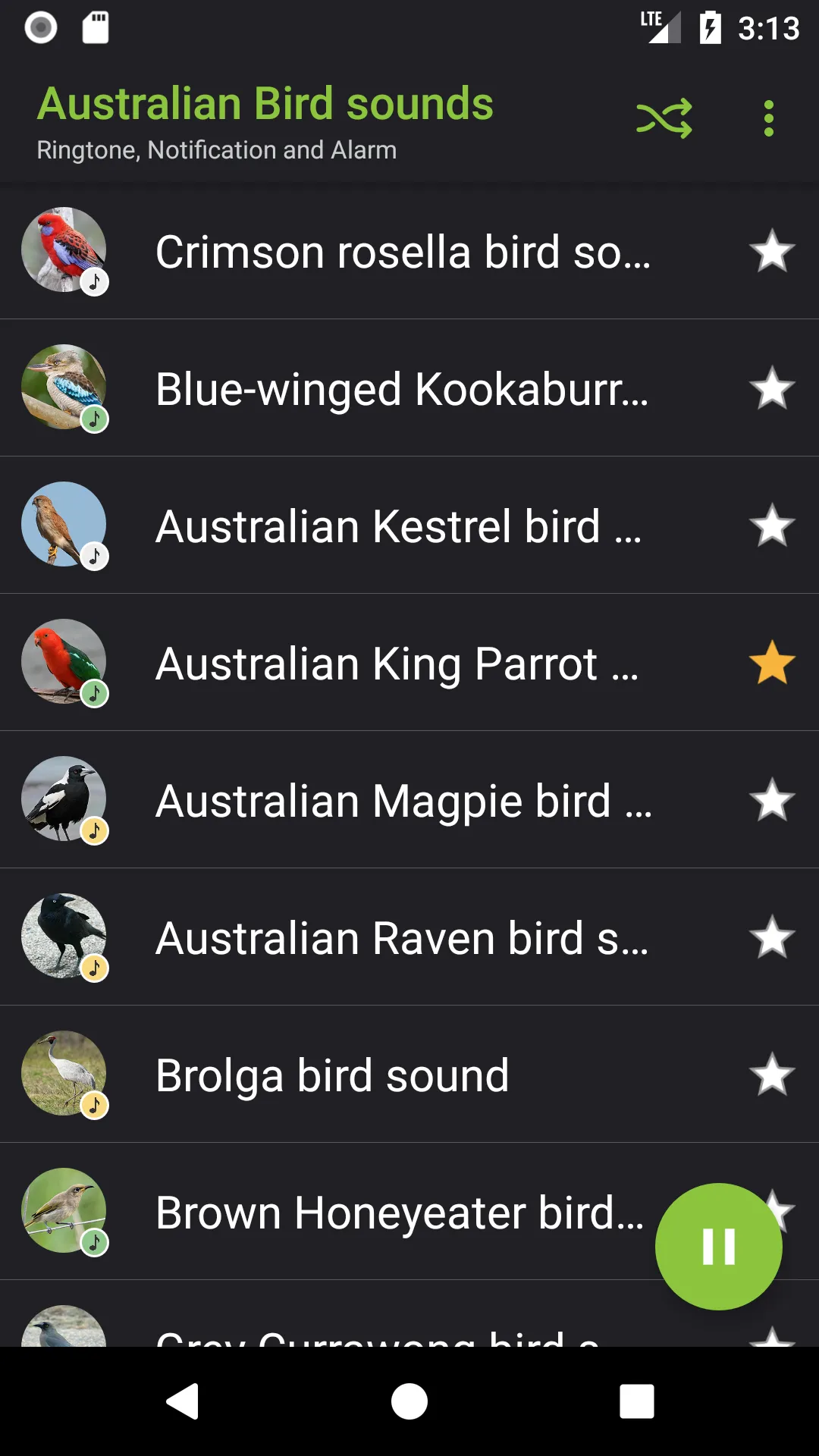 Australian Bird sounds | Indus Appstore | Screenshot