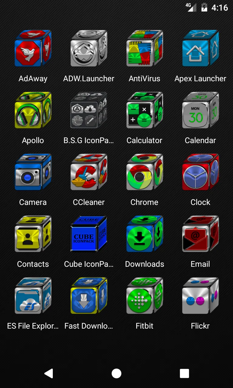 Cube Icon Pack | Indus Appstore | Screenshot