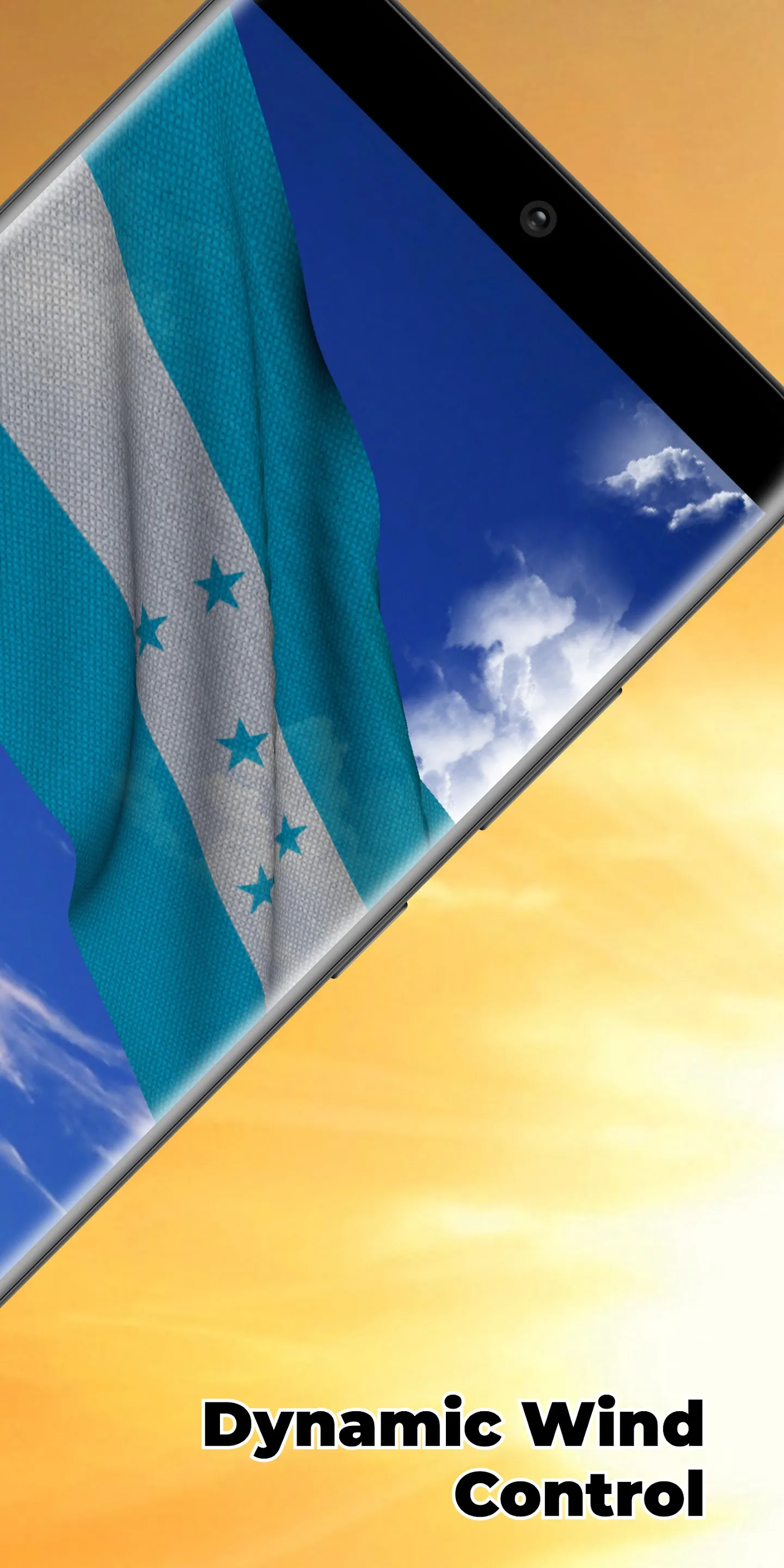 Honduras Flag Live Wallpaper | Indus Appstore | Screenshot