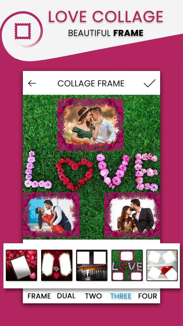 Love Photo Collage & Frame | Indus Appstore | Screenshot