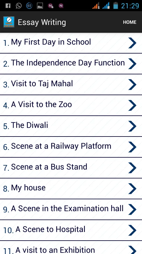 Essay Writing | Indus Appstore | Screenshot