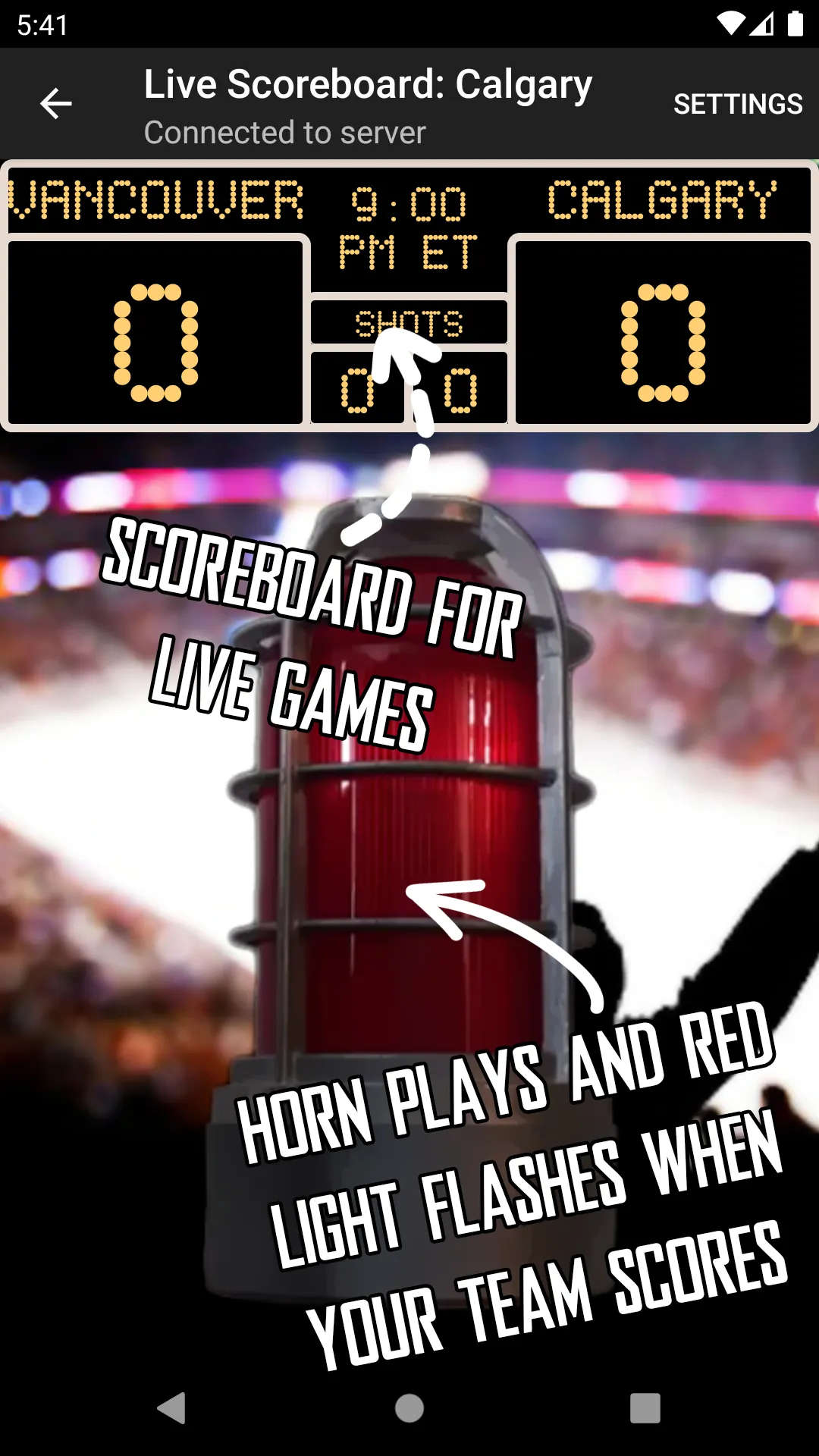 Hockey Horns Live | Indus Appstore | Screenshot