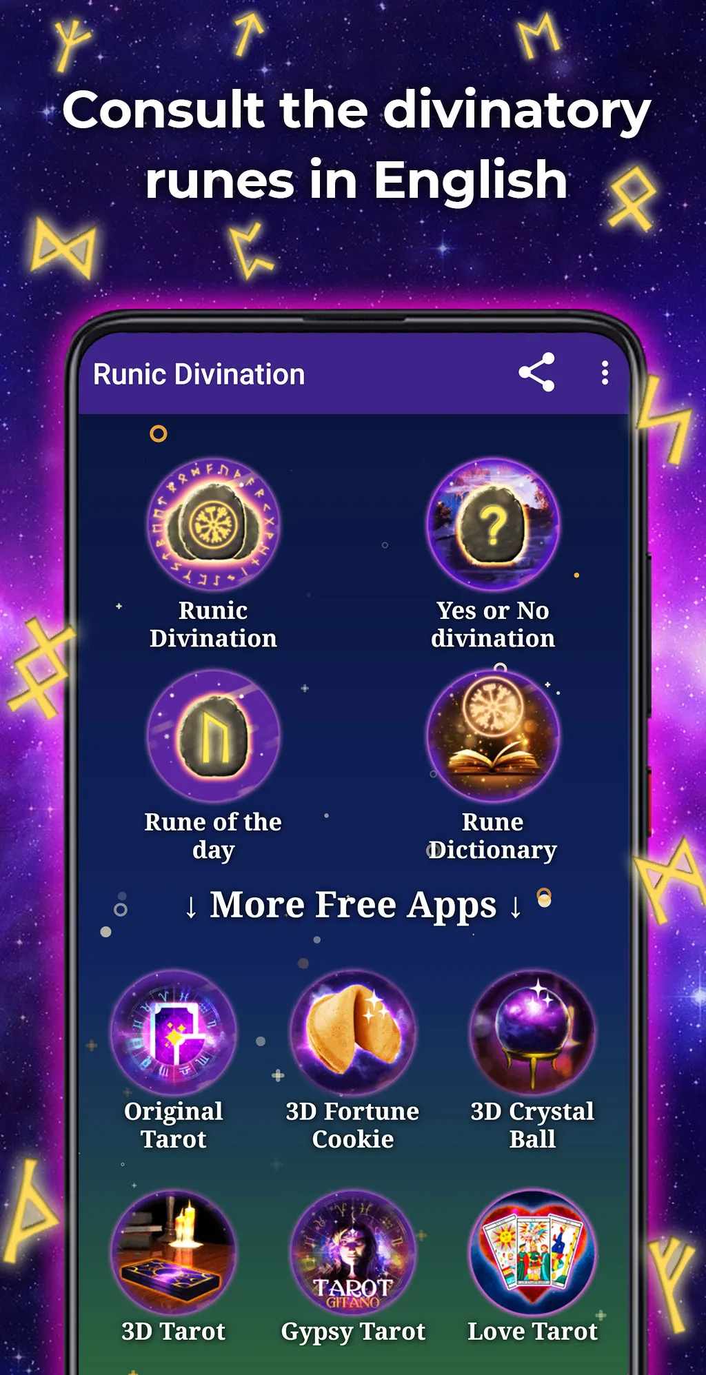 Runic Divination in English | Indus Appstore | Screenshot