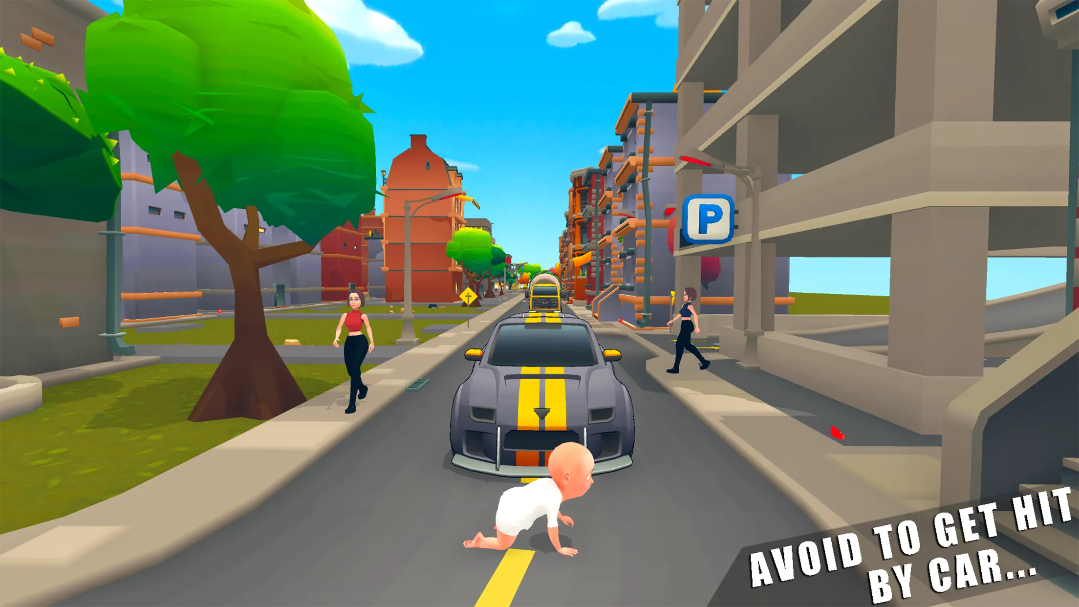 Hungry Baby Big Fat Simulator | Indus Appstore | Screenshot