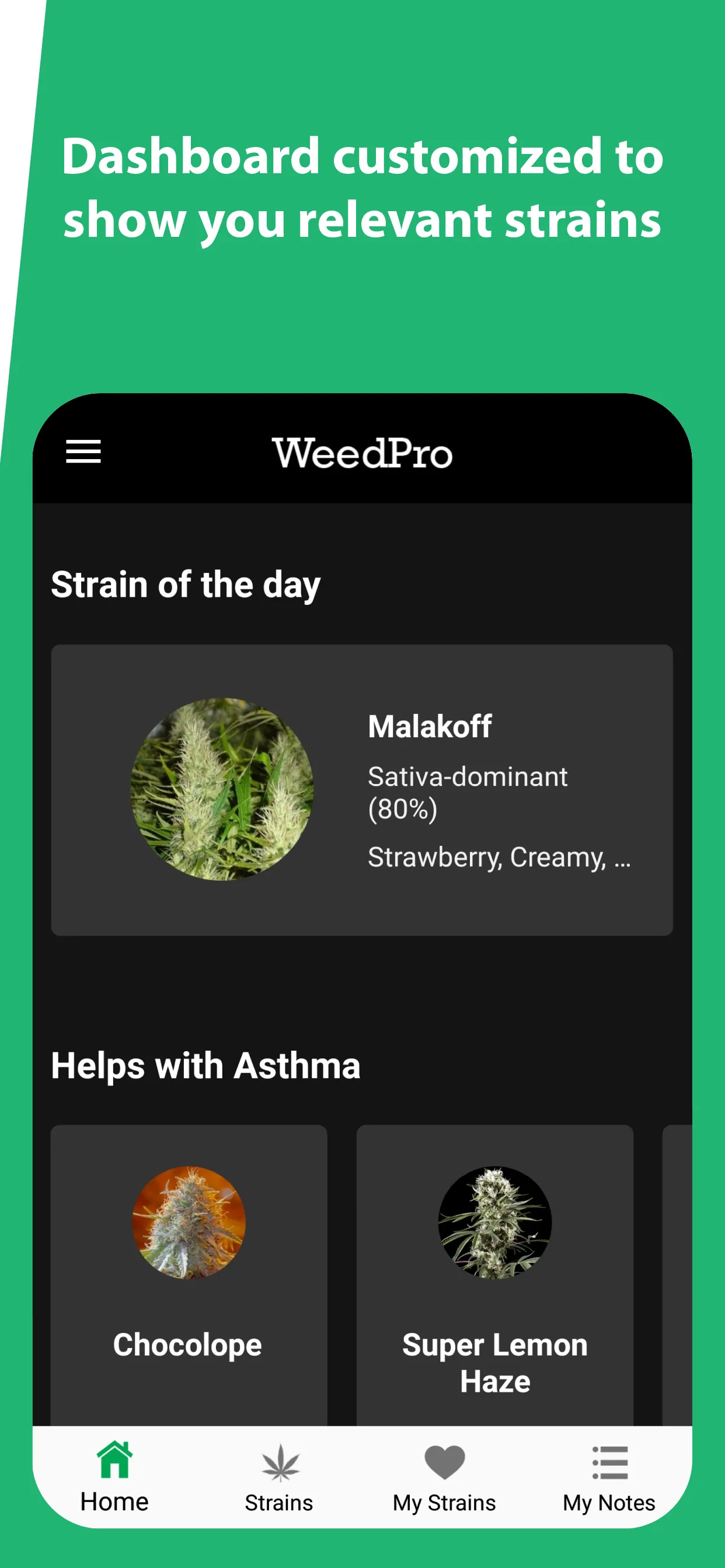 WeedPro: Cannabis Strain Guide | Indus Appstore | Screenshot