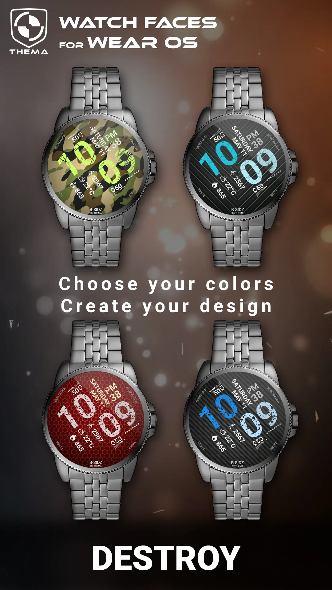 Destroy Watch Face | Indus Appstore | Screenshot