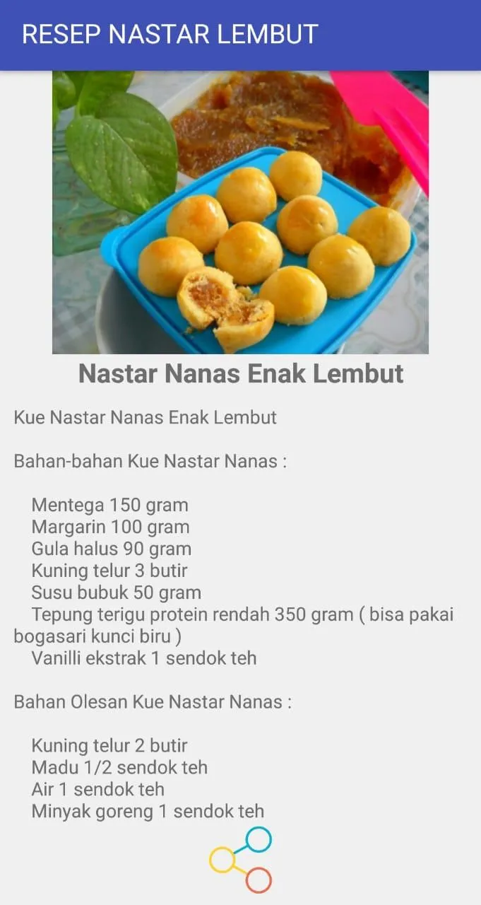 Resep Nastar Lembut | Indus Appstore | Screenshot