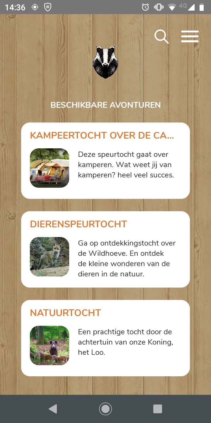 Wildhoeve Woudlopers | Indus Appstore | Screenshot