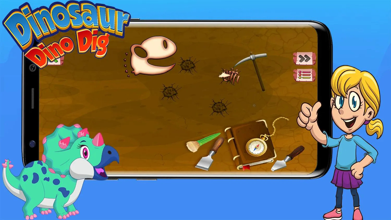 Digging Games Dinosaurs Bones | Indus Appstore | Screenshot