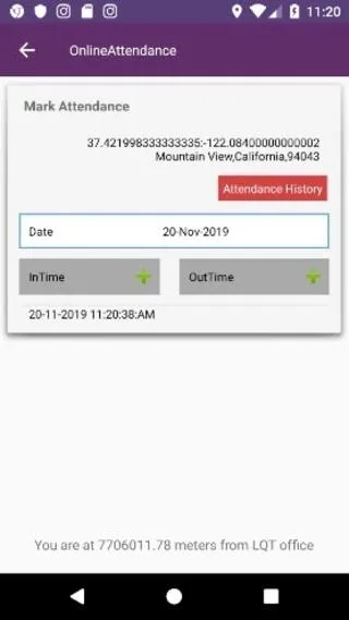 LQT Attendance Application | Indus Appstore | Screenshot