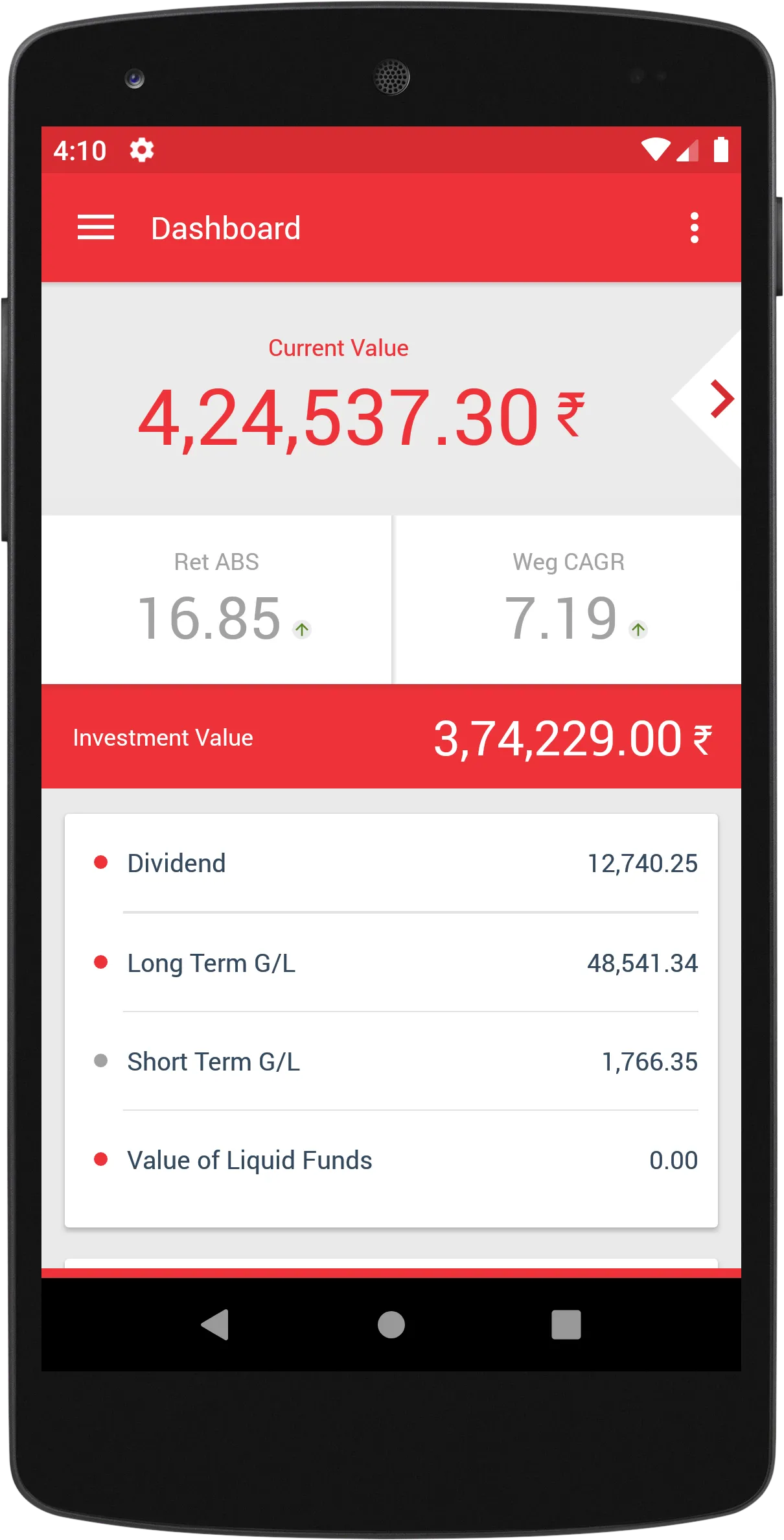 InvestHub | Indus Appstore | Screenshot