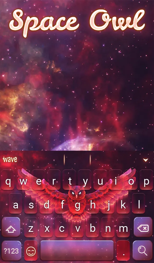 Space Owl Keyboard & Wallpaper | Indus Appstore | Screenshot