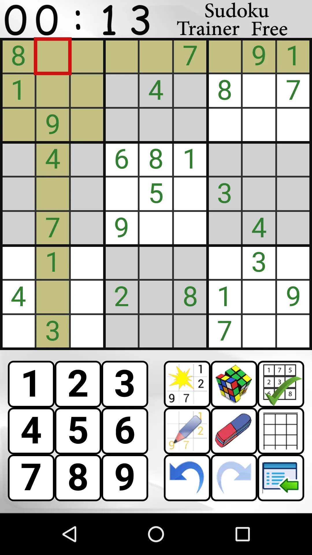 Sudoku Trainer | Indus Appstore | Screenshot