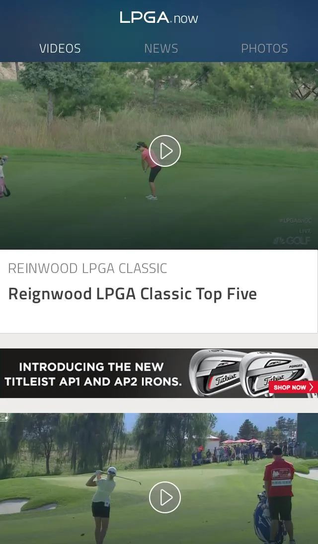 LPGA Now | Indus Appstore | Screenshot