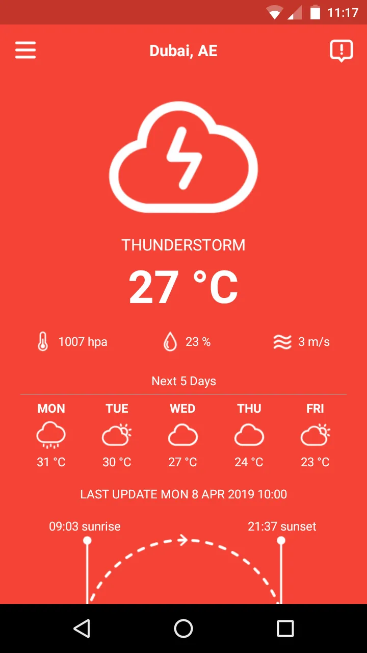 Simple Weather | Indus Appstore | Screenshot