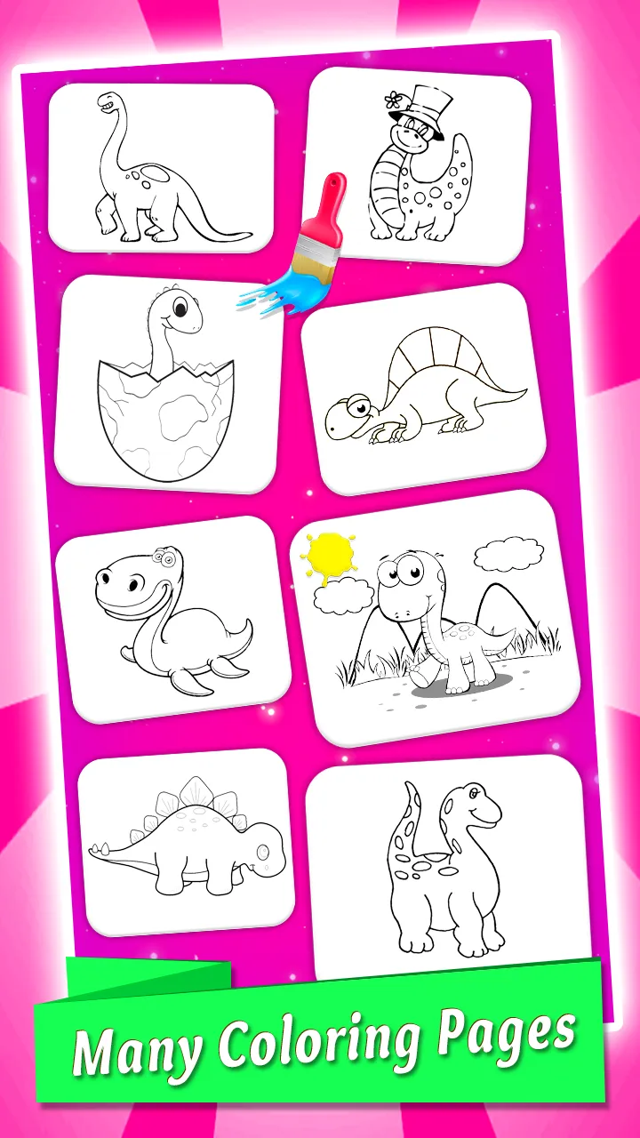 Dinosaurs Coloring Book | Indus Appstore | Screenshot