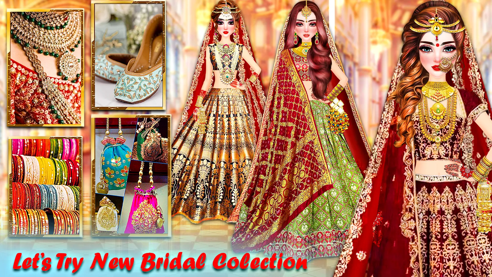 Indian Bride Dress Up Girl | Indus Appstore | Screenshot