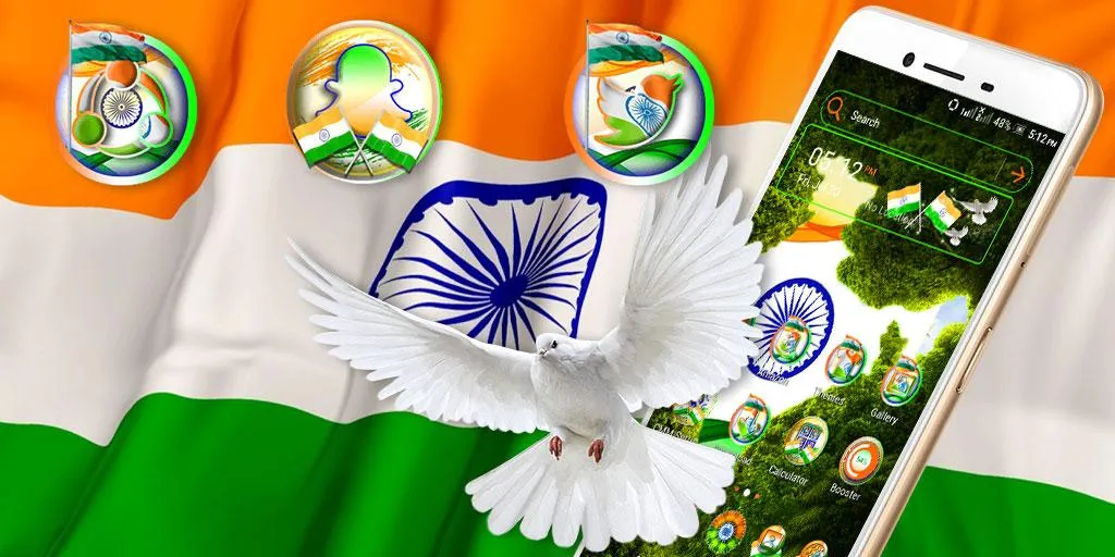Independence Day LauncherTheme | Indus Appstore | Screenshot