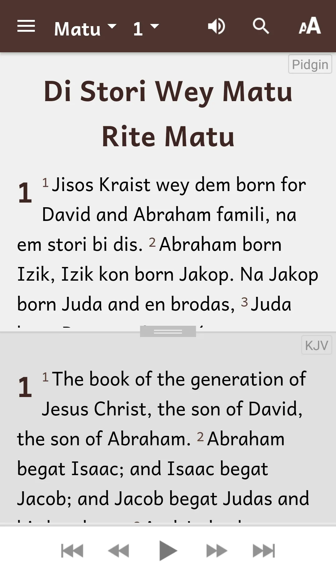 Naija Pidgin with KJV Bible | Indus Appstore | Screenshot