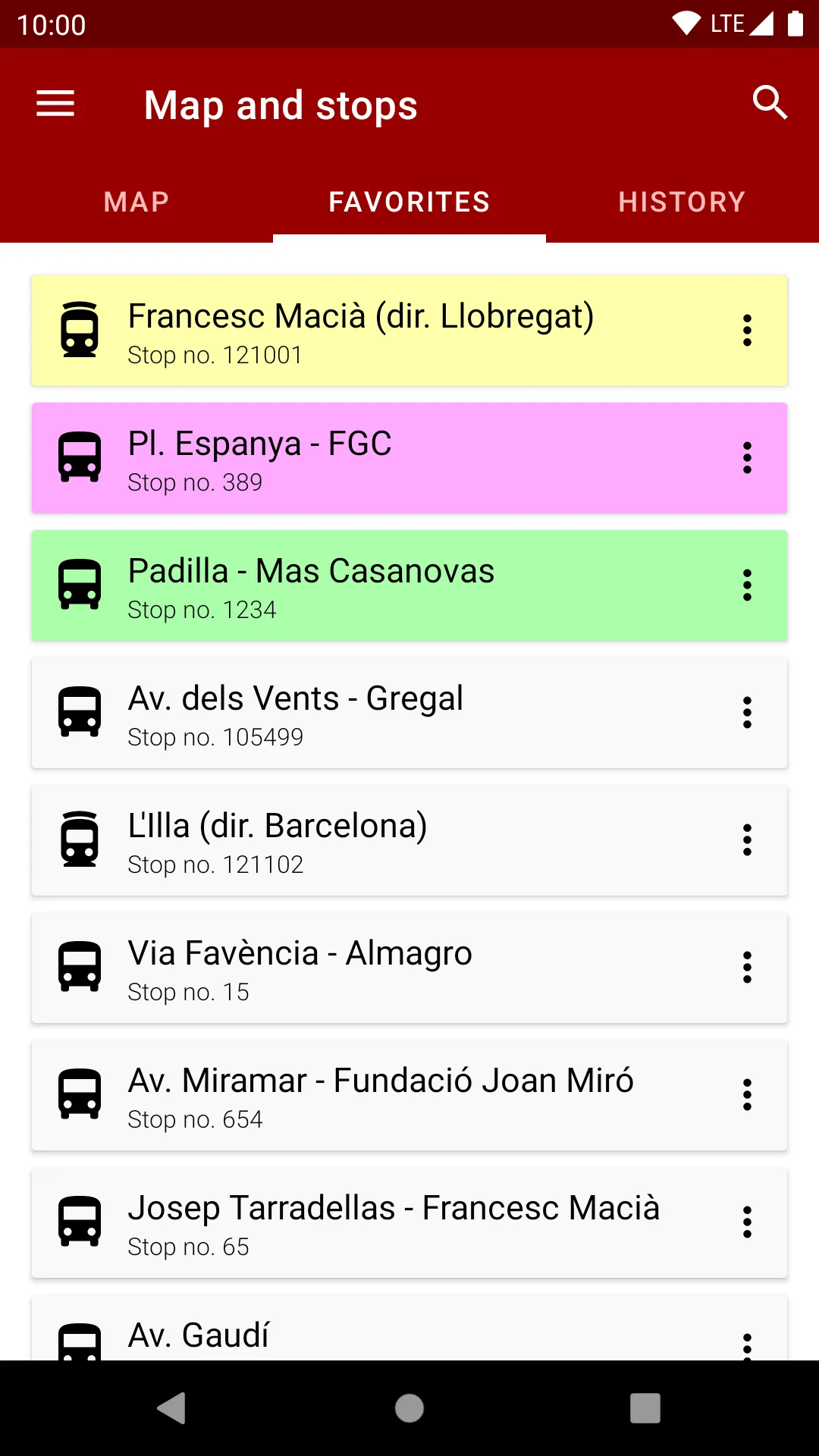 Next bus Barcelona | Indus Appstore | Screenshot