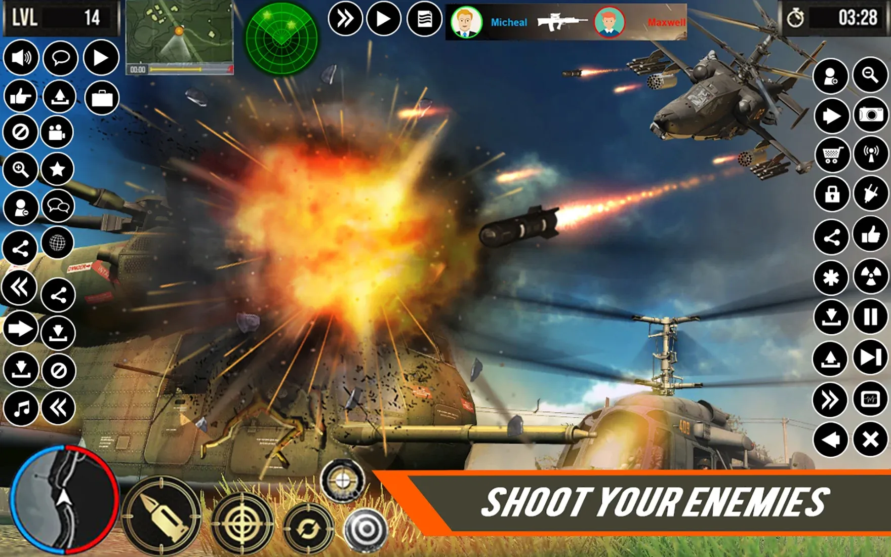 AIR FORCE HELICOPTER SIMULATOR | Indus Appstore | Screenshot