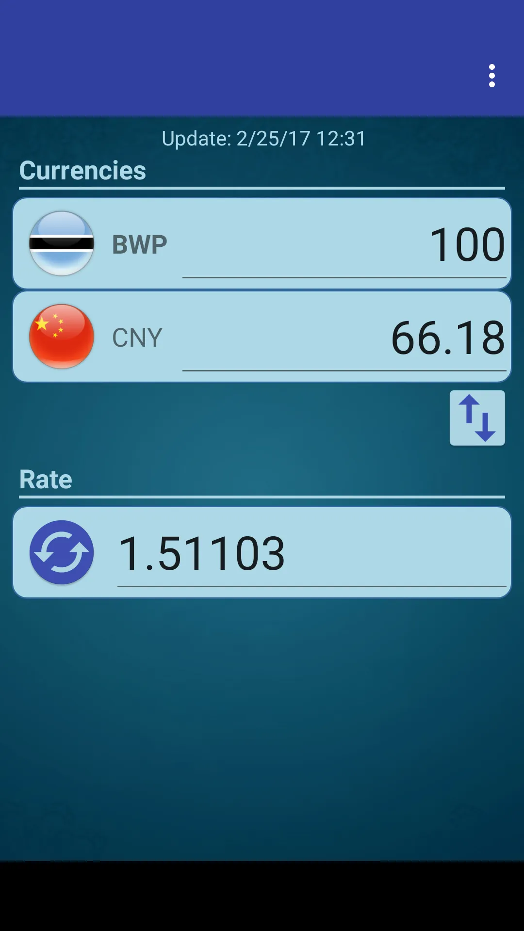 Chinese Yuan x Botswanan Pula | Indus Appstore | Screenshot