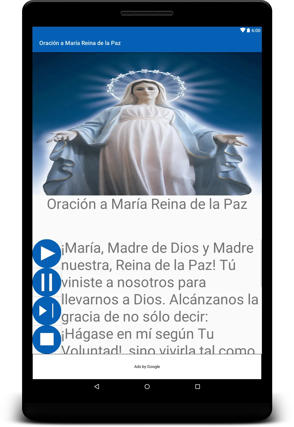 Oración María Reina de la Paz | Indus Appstore | Screenshot