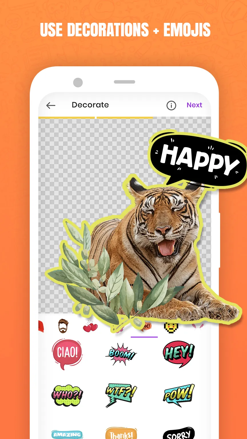 Emopix Sticker Maker for chats | Indus Appstore | Screenshot