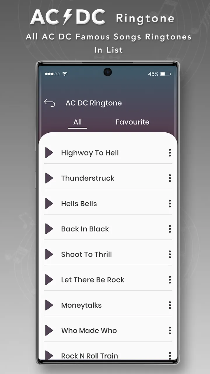 AC DC Ringtone | Indus Appstore | Screenshot